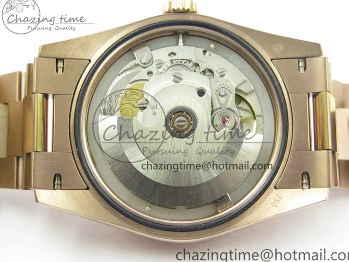 36 Day-Date Dial Edition Maker President RG 128239 Markers on Crystral RG Bp MOP Bracelet Best White 1220